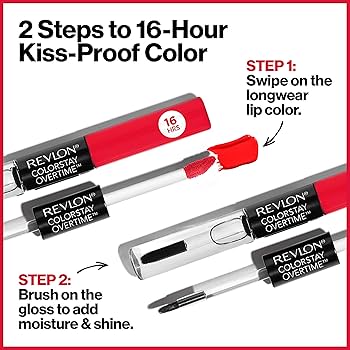 Amazon.com: Revlon Liquid Lipstick with Clear Lip Gloss, ColorStay